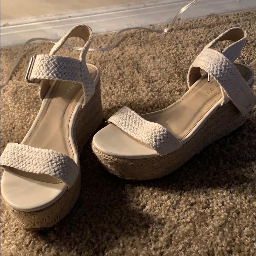 Champ White Madden Girl Heels